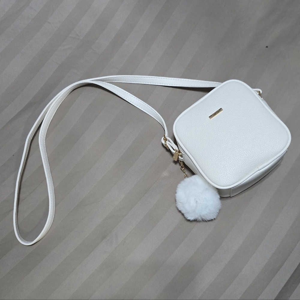 New Without Tags - Brazilian Brand / Chic White Mini Crossbody Bag